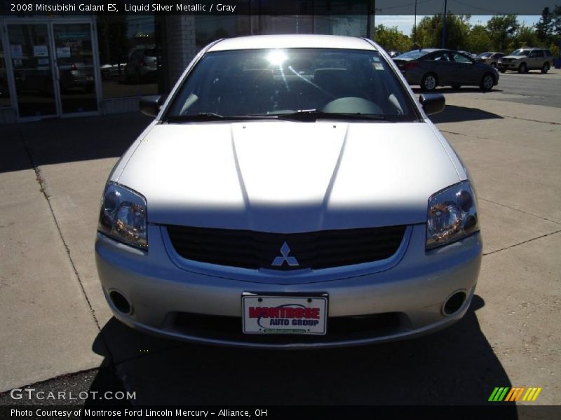 Liquid Silver Metallic / Gray 2008 Mitsubishi Galant ES