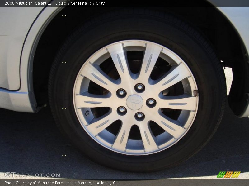 Liquid Silver Metallic / Gray 2008 Mitsubishi Galant ES