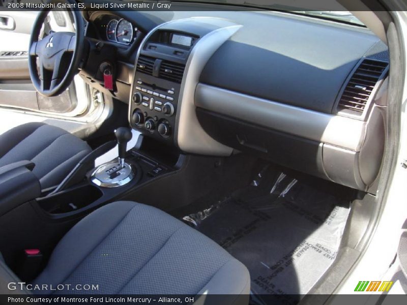 Liquid Silver Metallic / Gray 2008 Mitsubishi Galant ES