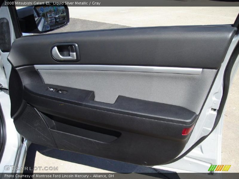 Liquid Silver Metallic / Gray 2008 Mitsubishi Galant ES