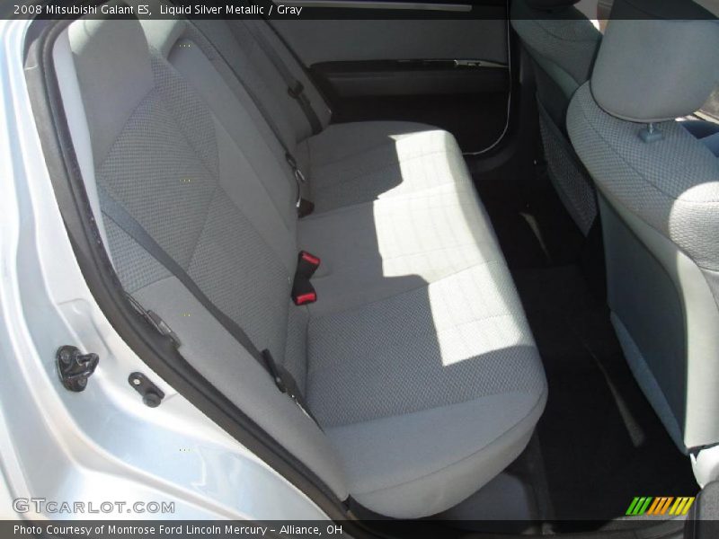 Liquid Silver Metallic / Gray 2008 Mitsubishi Galant ES