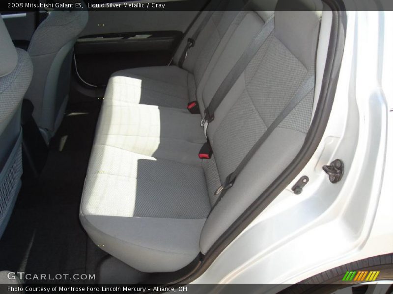 Liquid Silver Metallic / Gray 2008 Mitsubishi Galant ES
