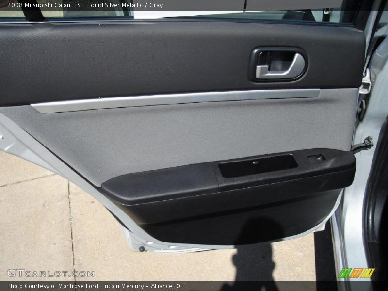 Liquid Silver Metallic / Gray 2008 Mitsubishi Galant ES