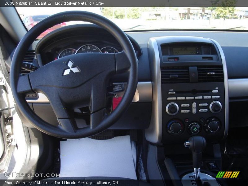 Liquid Silver Metallic / Gray 2008 Mitsubishi Galant ES