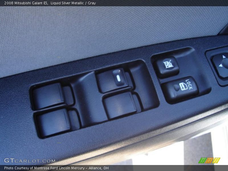 Liquid Silver Metallic / Gray 2008 Mitsubishi Galant ES