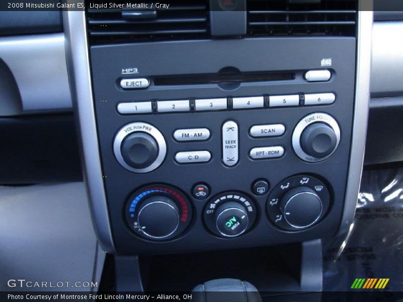 Liquid Silver Metallic / Gray 2008 Mitsubishi Galant ES