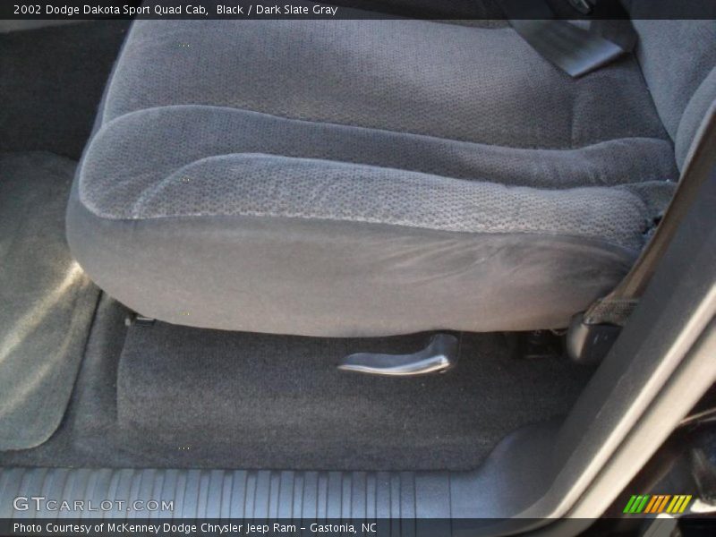 Black / Dark Slate Gray 2002 Dodge Dakota Sport Quad Cab