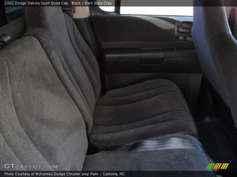 Black / Dark Slate Gray 2002 Dodge Dakota Sport Quad Cab