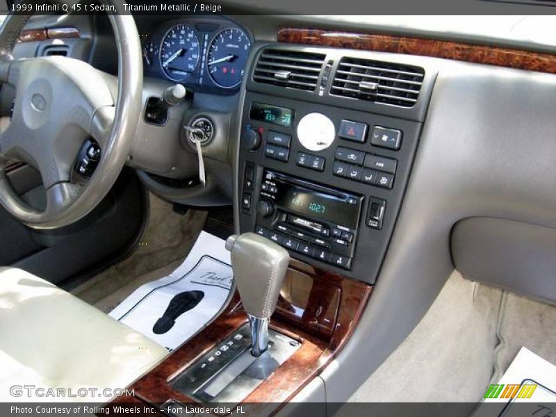 Titanium Metallic / Beige 1999 Infiniti Q 45 t Sedan