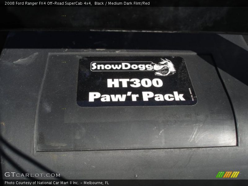 Black / Medium Dark Flint/Red 2008 Ford Ranger FX4 Off-Road SuperCab 4x4