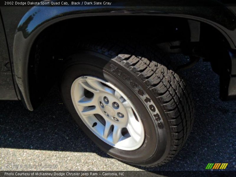 Black / Dark Slate Gray 2002 Dodge Dakota Sport Quad Cab