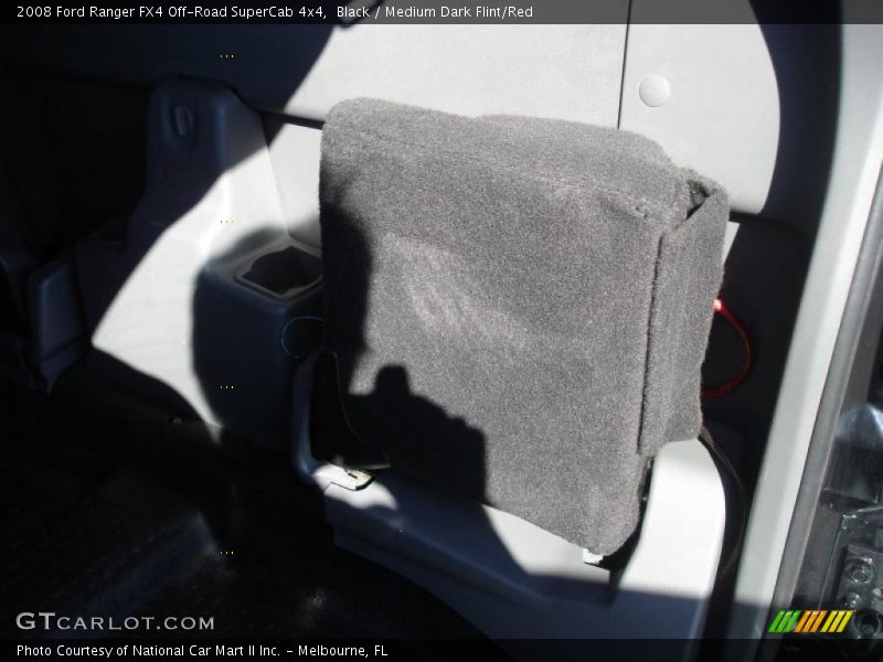 Black / Medium Dark Flint/Red 2008 Ford Ranger FX4 Off-Road SuperCab 4x4