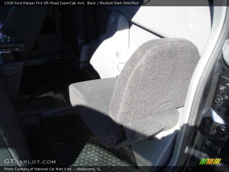 Black / Medium Dark Flint/Red 2008 Ford Ranger FX4 Off-Road SuperCab 4x4