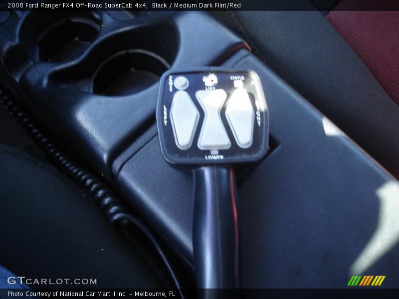 Black / Medium Dark Flint/Red 2008 Ford Ranger FX4 Off-Road SuperCab 4x4
