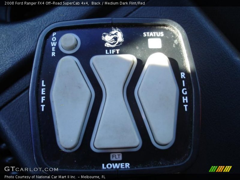 Black / Medium Dark Flint/Red 2008 Ford Ranger FX4 Off-Road SuperCab 4x4