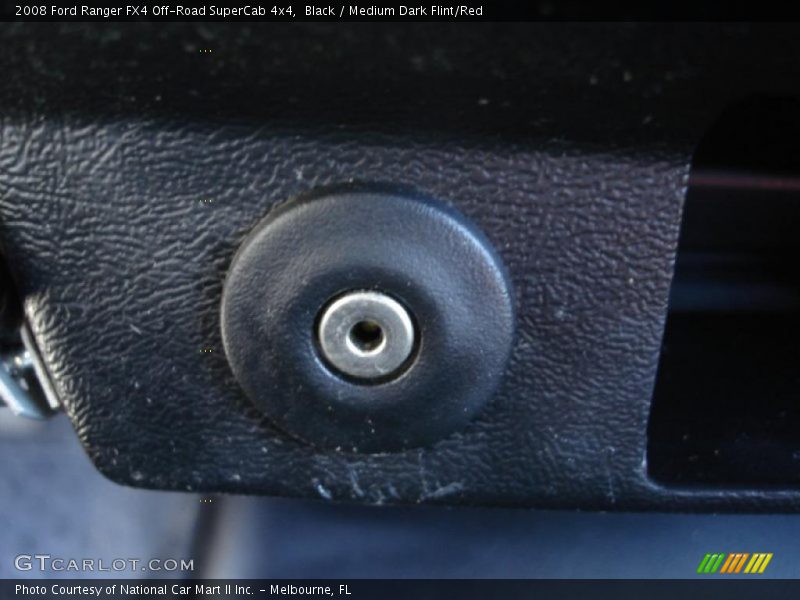 Black / Medium Dark Flint/Red 2008 Ford Ranger FX4 Off-Road SuperCab 4x4