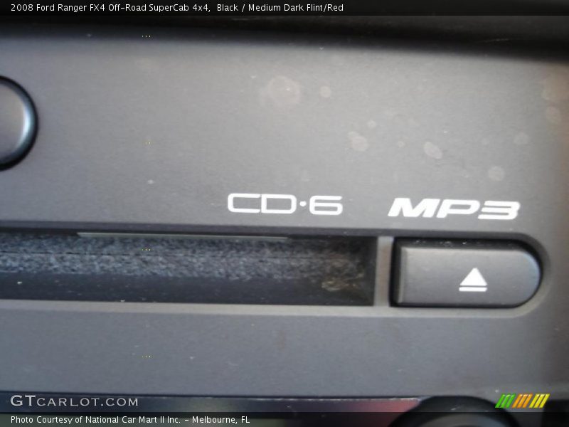 Black / Medium Dark Flint/Red 2008 Ford Ranger FX4 Off-Road SuperCab 4x4