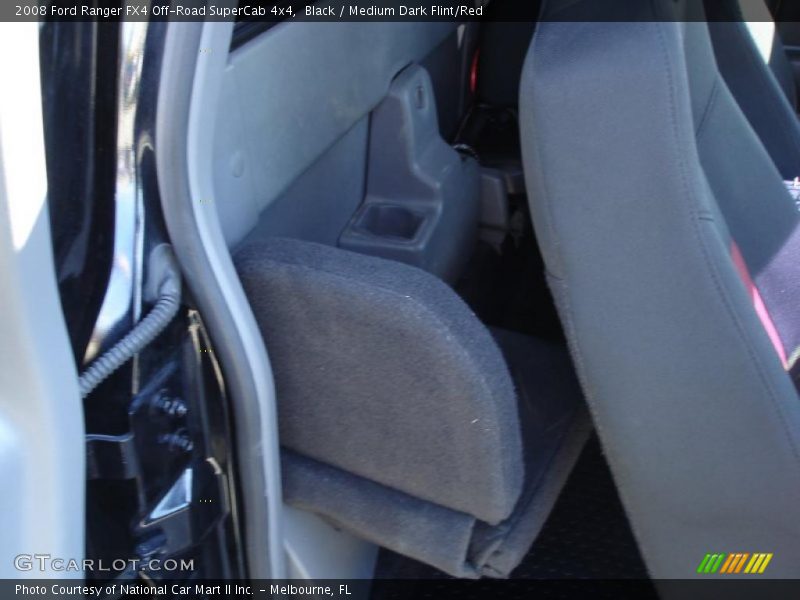 Black / Medium Dark Flint/Red 2008 Ford Ranger FX4 Off-Road SuperCab 4x4
