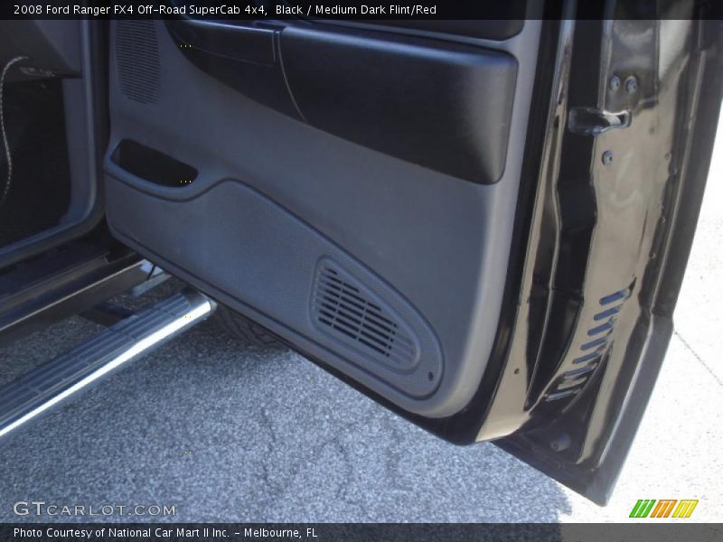 Black / Medium Dark Flint/Red 2008 Ford Ranger FX4 Off-Road SuperCab 4x4