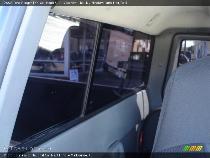 Black / Medium Dark Flint/Red 2008 Ford Ranger FX4 Off-Road SuperCab 4x4