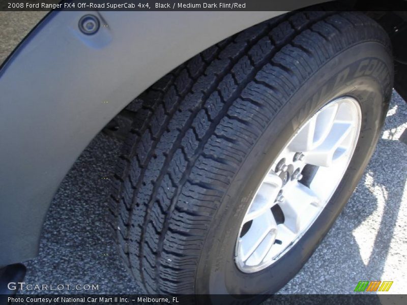Black / Medium Dark Flint/Red 2008 Ford Ranger FX4 Off-Road SuperCab 4x4