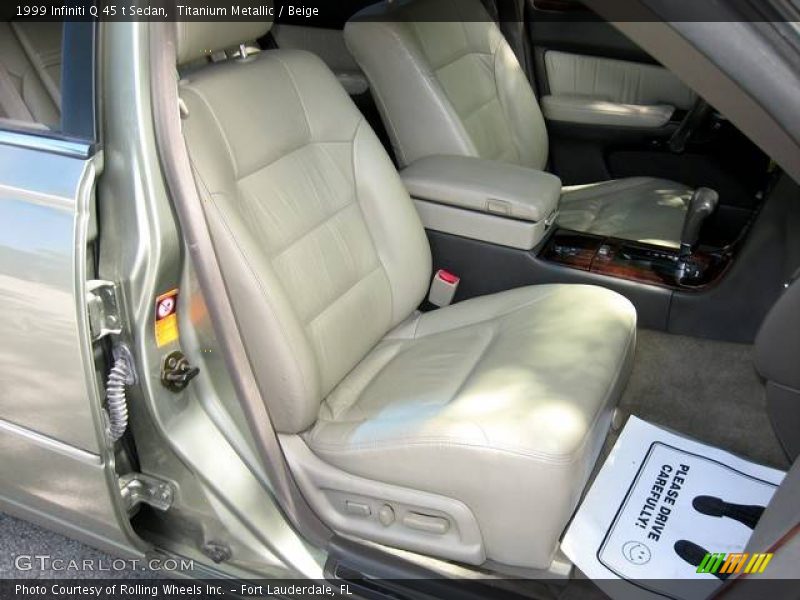 Titanium Metallic / Beige 1999 Infiniti Q 45 t Sedan