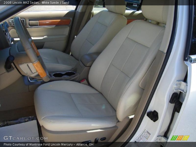 White Suede / Sand 2008 Lincoln MKZ Sedan