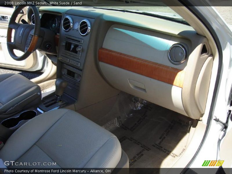 White Suede / Sand 2008 Lincoln MKZ Sedan
