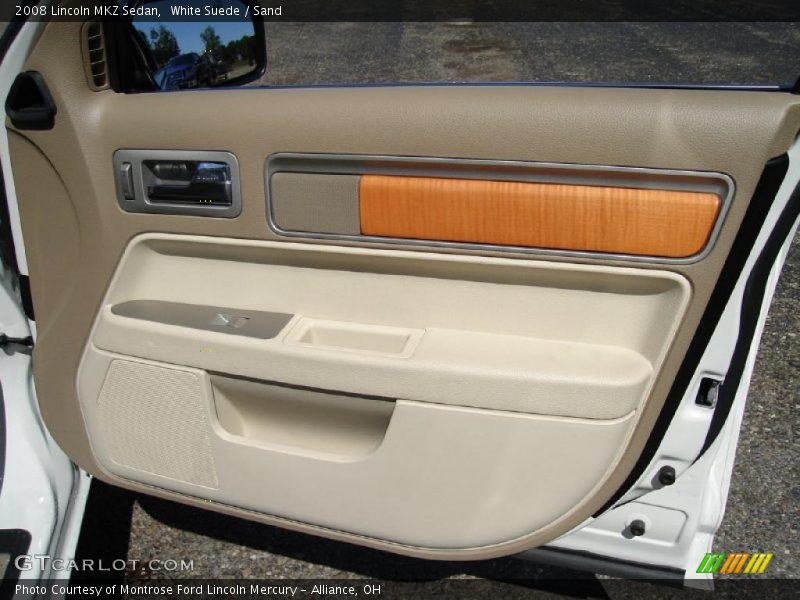 White Suede / Sand 2008 Lincoln MKZ Sedan