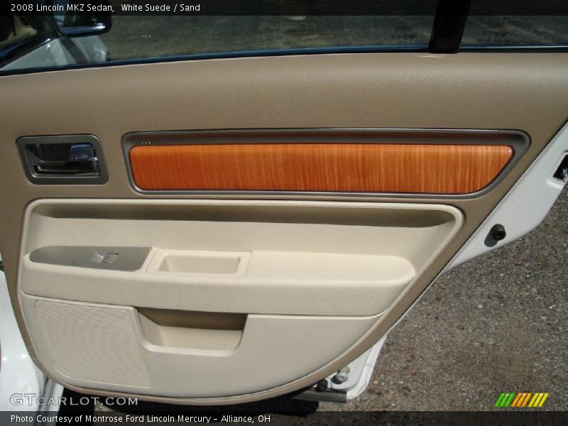 White Suede / Sand 2008 Lincoln MKZ Sedan