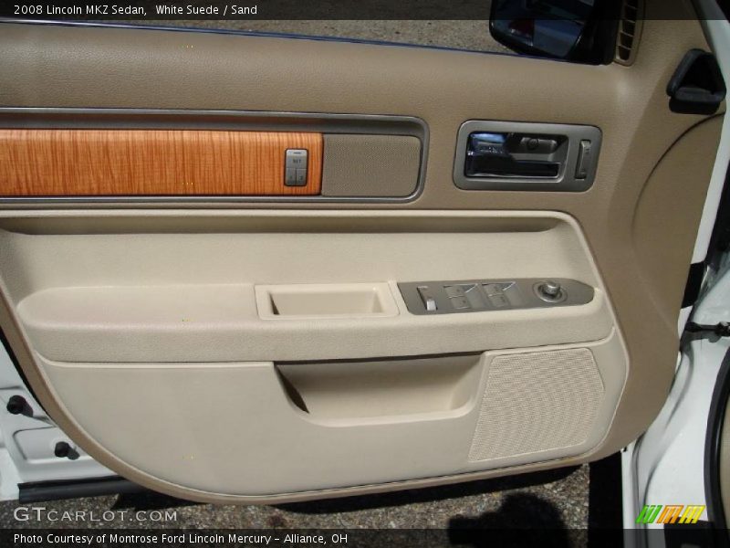 White Suede / Sand 2008 Lincoln MKZ Sedan