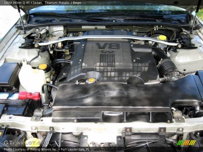Titanium Metallic / Beige 1999 Infiniti Q 45 t Sedan
