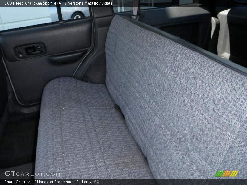 Silverstone Metallic / Agate 2001 Jeep Cherokee Sport 4x4