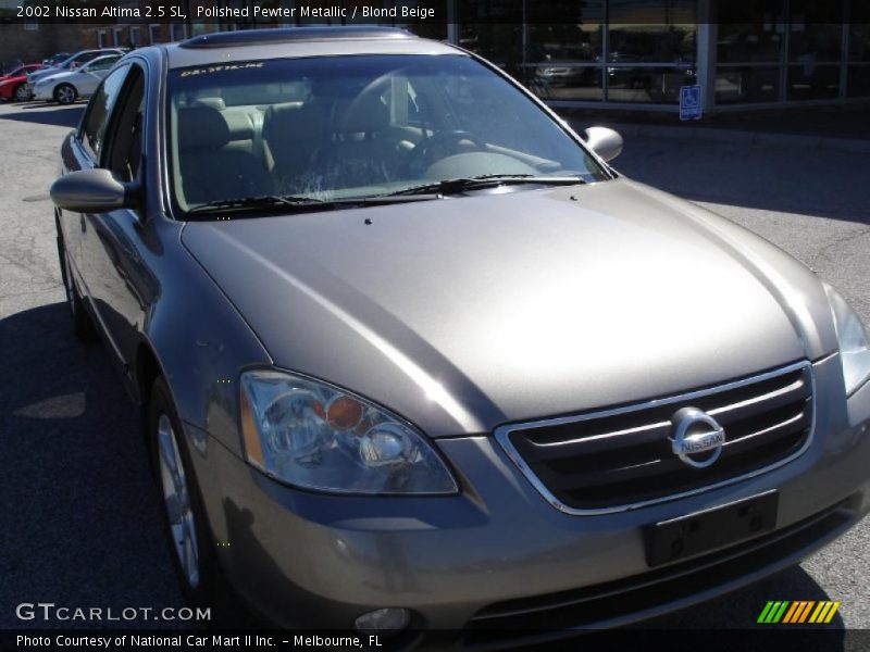 Polished Pewter Metallic / Blond Beige 2002 Nissan Altima 2.5 SL