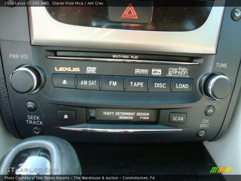 Controls of 2006 GS 300 AWD