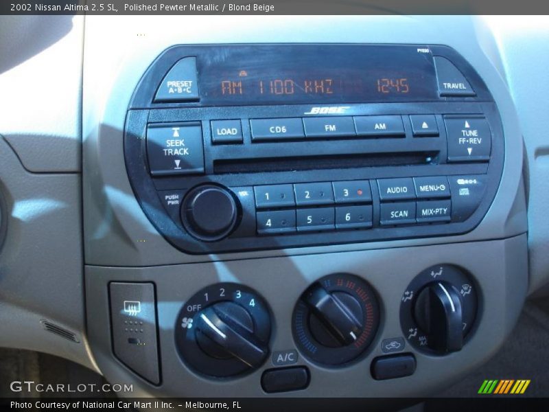Polished Pewter Metallic / Blond Beige 2002 Nissan Altima 2.5 SL