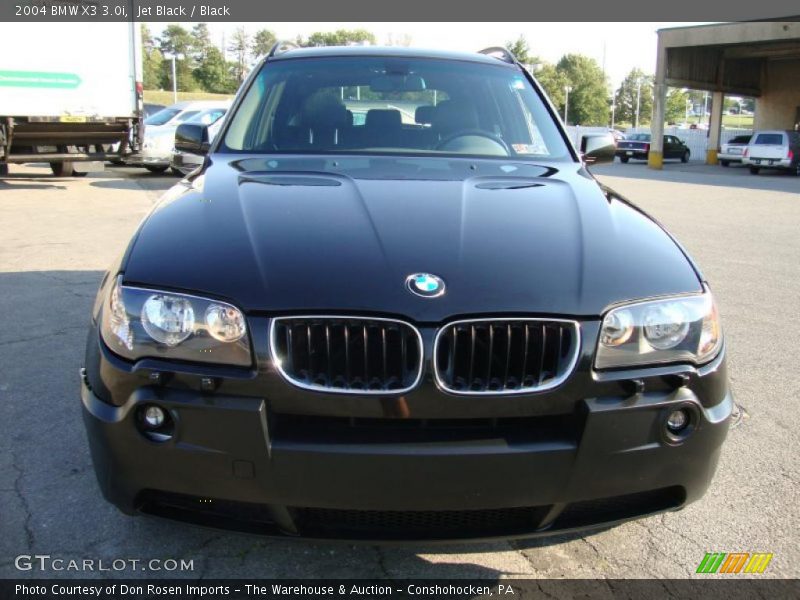 Jet Black / Black 2004 BMW X3 3.0i