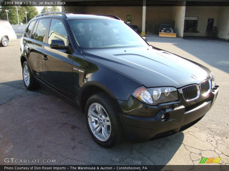 Jet Black / Black 2004 BMW X3 3.0i