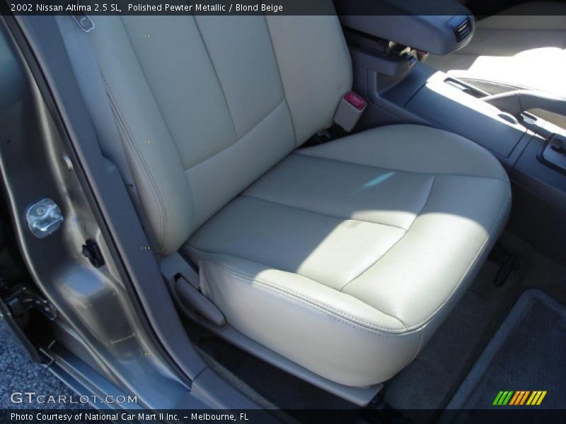 Polished Pewter Metallic / Blond Beige 2002 Nissan Altima 2.5 SL