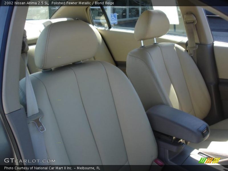 Polished Pewter Metallic / Blond Beige 2002 Nissan Altima 2.5 SL