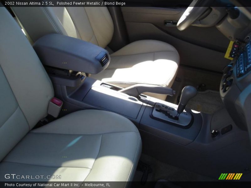 Polished Pewter Metallic / Blond Beige 2002 Nissan Altima 2.5 SL