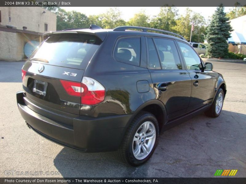 Jet Black / Black 2004 BMW X3 3.0i