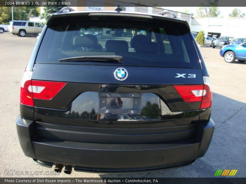 Jet Black / Black 2004 BMW X3 3.0i