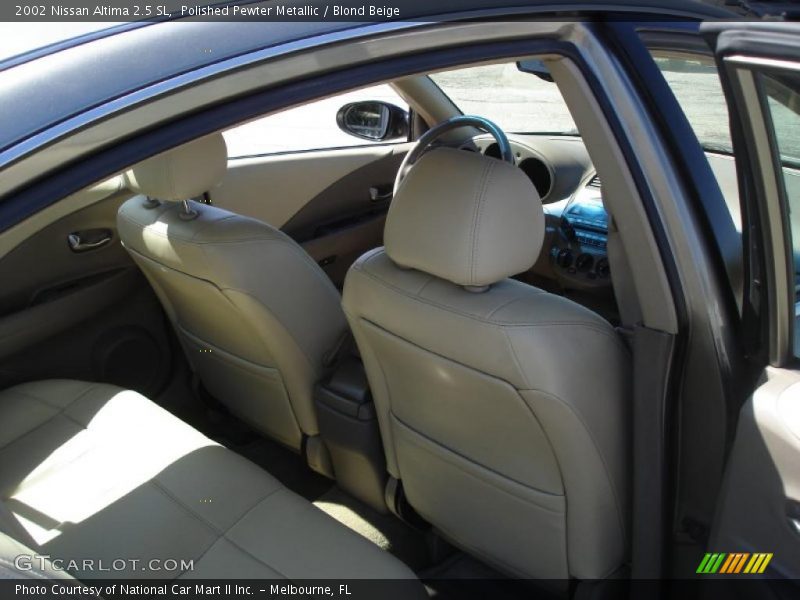 Polished Pewter Metallic / Blond Beige 2002 Nissan Altima 2.5 SL