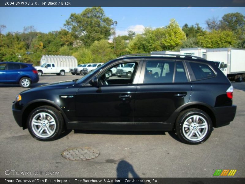 Jet Black / Black 2004 BMW X3 3.0i