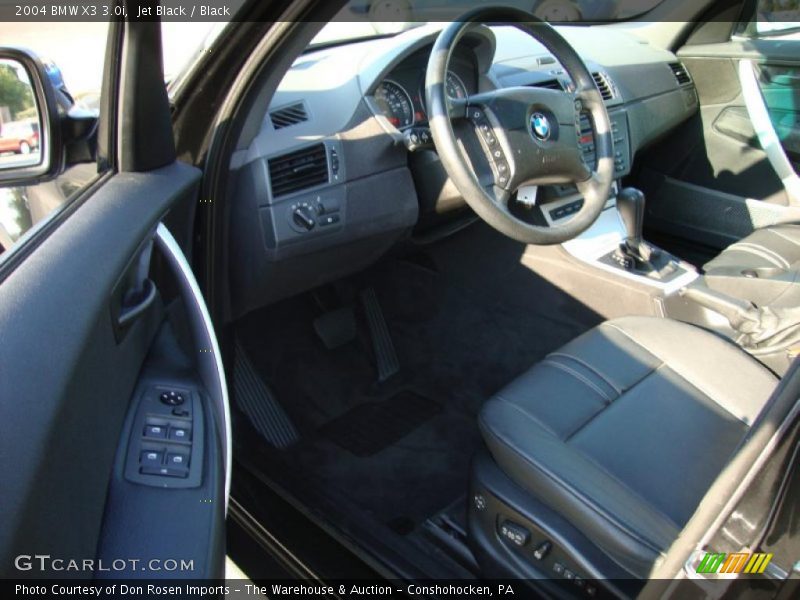 Jet Black / Black 2004 BMW X3 3.0i