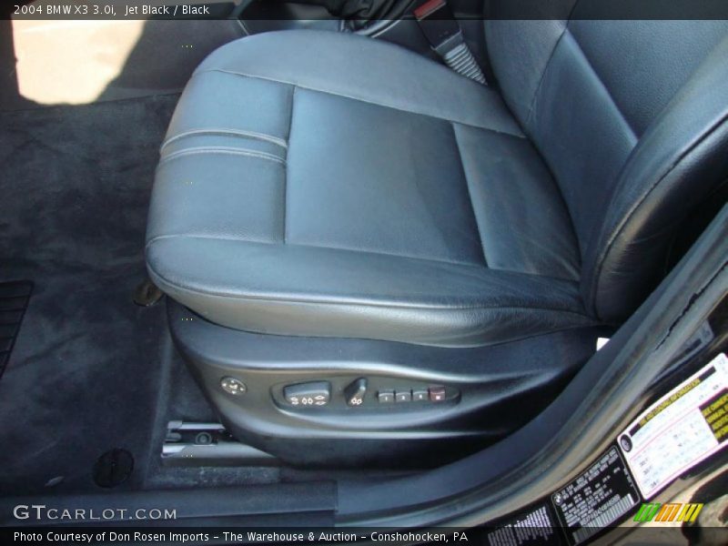 Jet Black / Black 2004 BMW X3 3.0i
