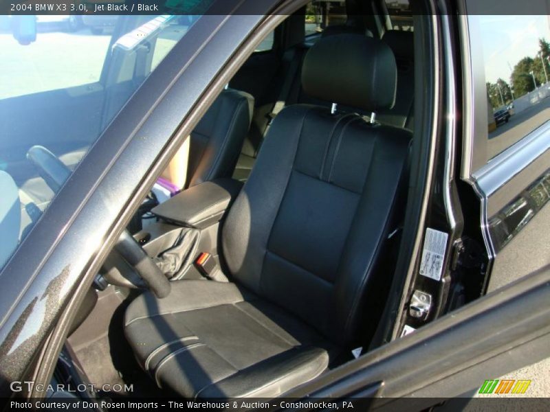 Jet Black / Black 2004 BMW X3 3.0i
