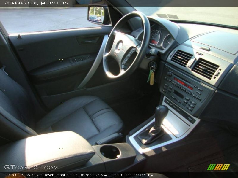 Jet Black / Black 2004 BMW X3 3.0i