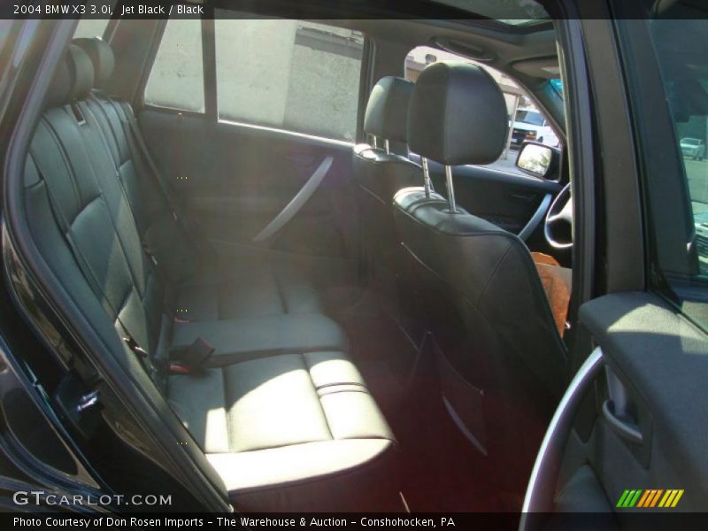 Jet Black / Black 2004 BMW X3 3.0i